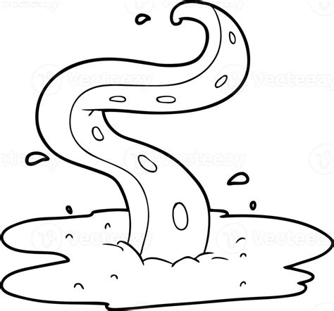 Cartoon Tentacle Drawing Png