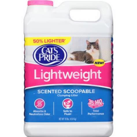 Cat S Pride Scoopable Clumping Cat Litter Scented Formula Pack Of 10