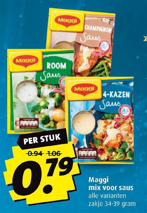 Maggi Mix Voor Saus Aanbieding Bij Boni