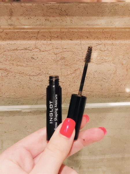 Гель для бровей Inglot Brow shaping mascara | отзывы