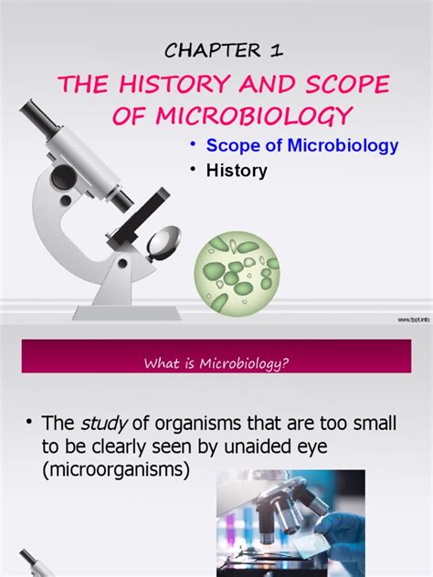 Chapter 1 History and Scope of Microbiology | PDF | Microorganism ... 
