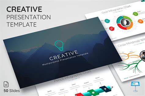 CREATIVE Keynote Presentation Template Graphic by Seventh Studio ...