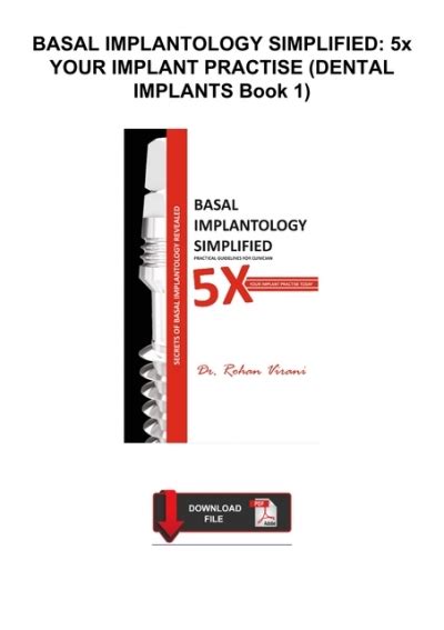 download⚡️[EBOOK] ️ BASAL IMPLANTOLOGY SIMPLIFIED: 5x YOUR IMPLANT ...