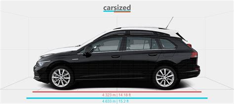 Dimensions Volkswagen Golf Vs Mg Zs Present