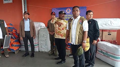 Kepala BNPB Bantuan Logistik Mampu Penuhi Kebutuhan Warga Terdampak