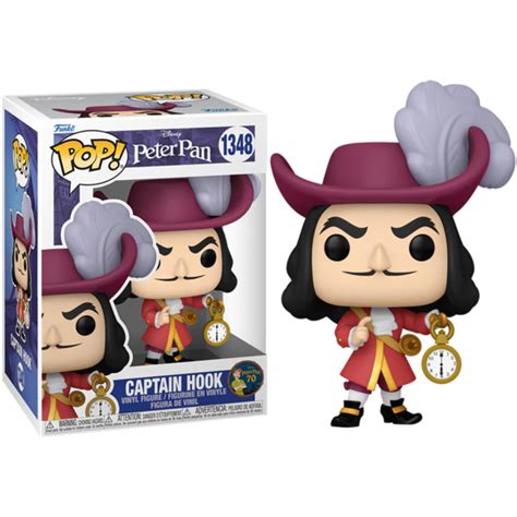 Peter Pan 70th Anniversary Captain Hook Pop Vinyl Figure By Funko