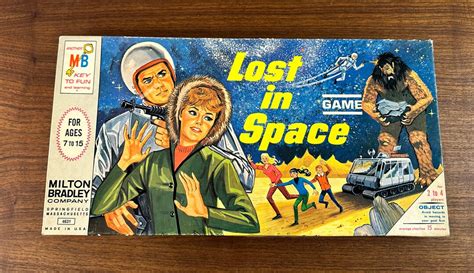 Vintage Lost In Space Board Game Complete Cosmetic Repair To Lid