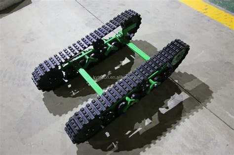 Rubber Track For Snow Vehicle Snow Sweeper Snowplow Robot Rubber Crawler Undercarriage Chassis ...