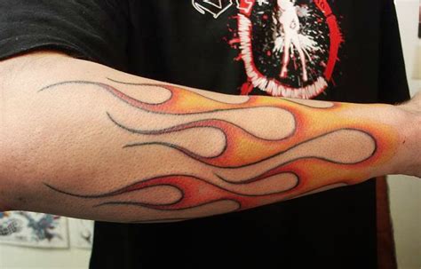 Flame Sleeve Tattoo Clip Art Library