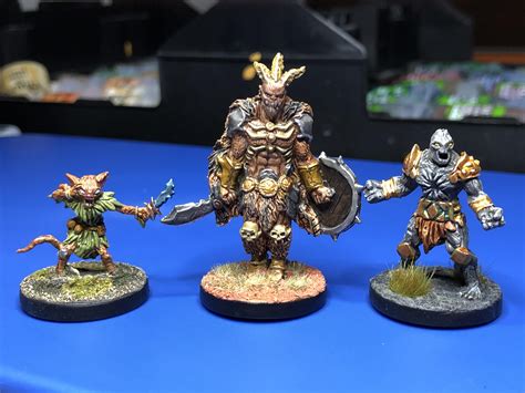 Finished Painting My First 3 Gloomhaven Minis Today Confident Enough