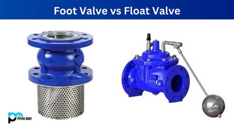 Foot Valve Vs Float Valve What S The Difference