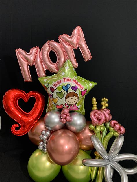 Jumbo Happy Mothers Day Balloon Bouquet Happy Moms Day Feliz Etsy