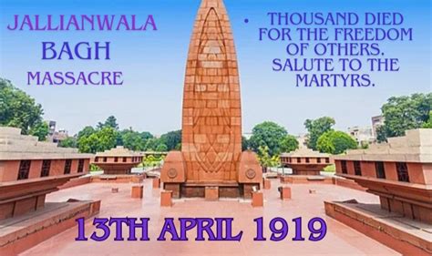 Jallianwala Bagh Massacre 13 April 1919 A Dark Chapter In History Chinar Times