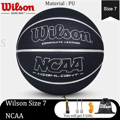 Wilson Pelota De Baloncesto Original Tama O 7 De Cuero PU Est Ndar De