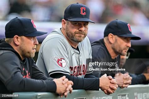 Cleveland Guardians Manager Stephen Vogt Looks On From The Dugout News Photo Getty Images