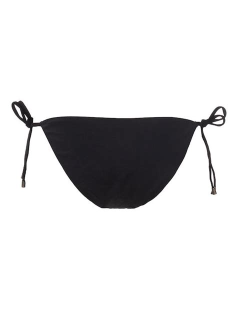 Karl Lagerfeld KL22WBT03 Bikini Slip με Κορδονάκια Μαύρο Skroutz gr