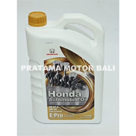 Jual Oli Mesin Honda E Pro Gold E Progold W Synthethic Asli