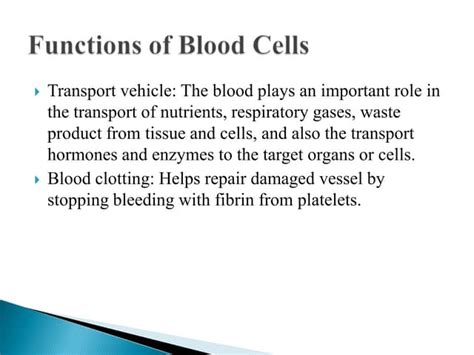 Hematocytes | PPT | Free Download