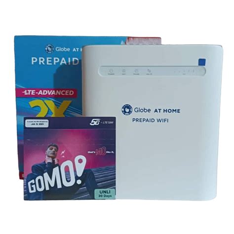 Openline Globe At Home Lte Advanced Prepaid Wifi Cat W Gomo Sim Unli