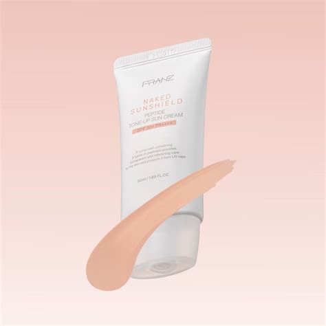 Buy Franz Naked Sunshield Peptide Tone Up Suncream 50ml From