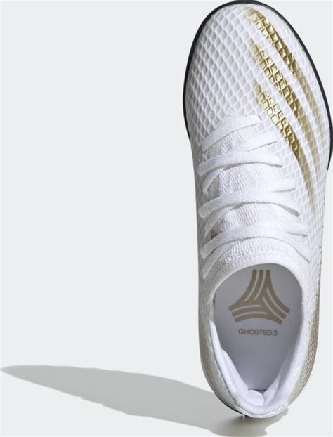 Adidas X Ghosted 3 Tf Cloud White Metallis Gold Melange Core Black Ab €