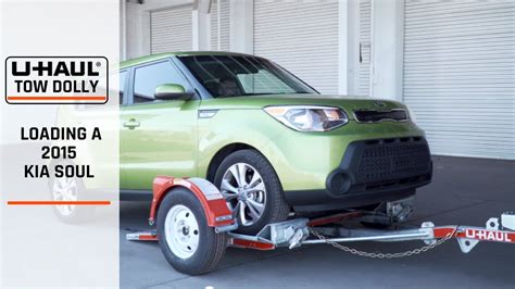 Loading A Kia Soul On A U Haul Tow Dolly Youtube