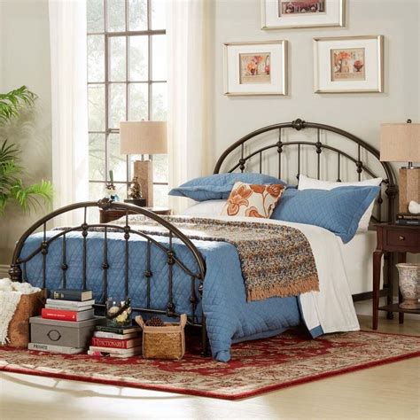 Wrought Iron King Bed & Headboard - Foter