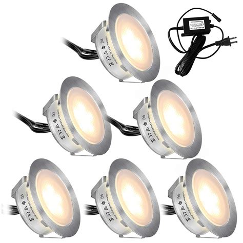 Recessed Led Deck Lights Kits Pack Smy Upgrade Version In Ground