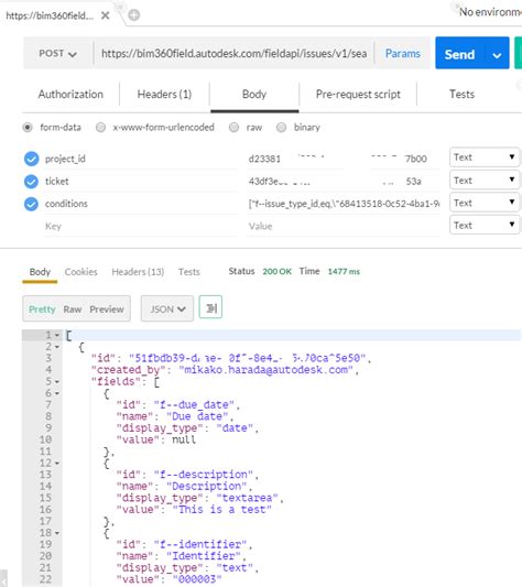 Solved Bim 360 Field Issue Api Filter Autodesk Community