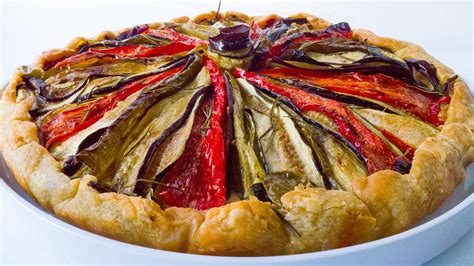 tarte aux légumes rôtis et au chèvre icookstuff