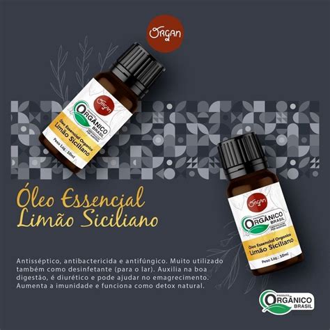 Comprar Óleo Essencial Orgânico Lemongrass Natural 100 Puro 10ml A