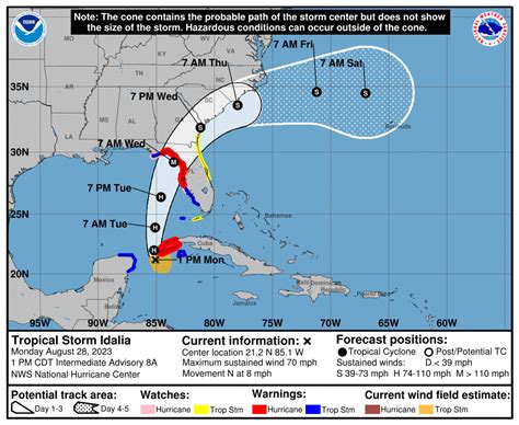 Idalia Still On Track To Become Hurricane