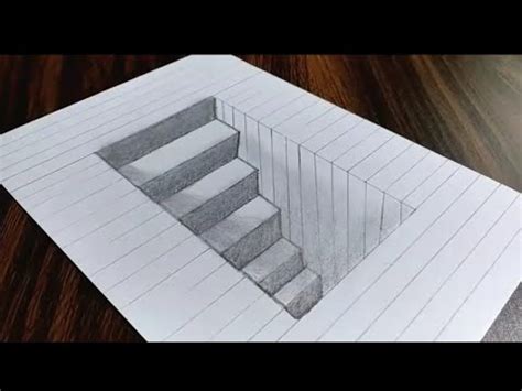 Comment Dessiner Des Escaliers En 3D YouTube