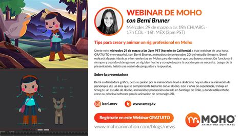 Moho Animation On Twitter Hola Comunidad Hoy Tendremos Un Webinar En