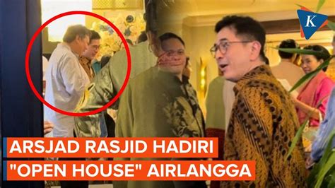 Momen Ketua TPN Ganjar Mahfud Hadiri Open House Airlangga YouTube