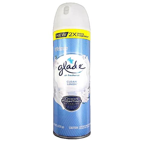 Ambientador En Spray Glade Clean Linen 235g Empaklo