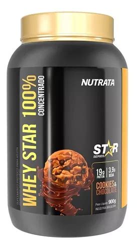 Whey Protein Star Concentrado Suplemento G Nutrata Sabor