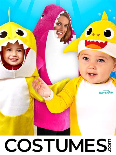 Baby Shark Family Costumes | Shark baby costume, Shark costumes, Baby shark