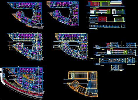 City Hall Top Of The Alliance Alto De La Allianza Dwg Section For