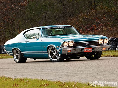 68 Chevelle Gm Chevy Blue Bowtie Hd Wallpaper Peakpx