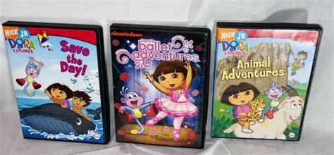 Dora The Explorer Nickelodeon Nick Jr Tv Show Dvds Lot Of 7 Movies