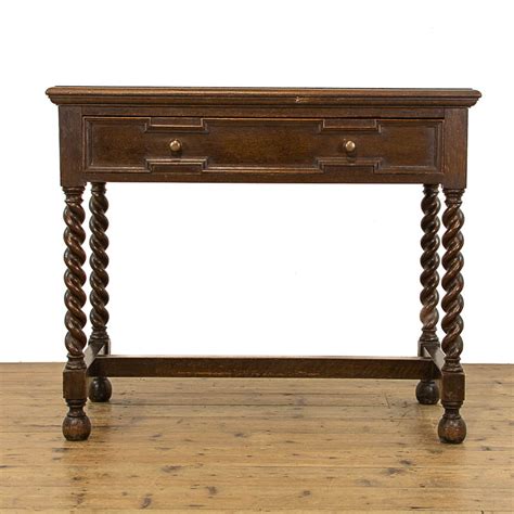 Jacobean Revival Antique Oak Side Table M Penderyn Antiques