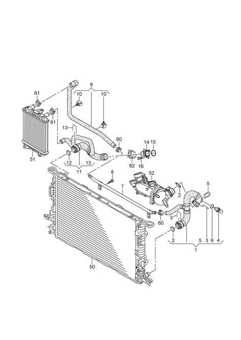 Audi A8 S8 Quattro 2014 2017 Coolant Cooling System VAG ETKA