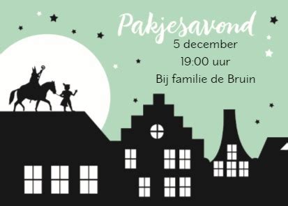 Sinterklaas Kaart Pakjesavond Hallmark