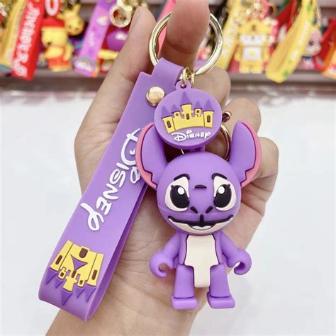 Tanio Anime Figurki Stitch Brelok Pcv Minnie Mickey Model Brelok Sklep