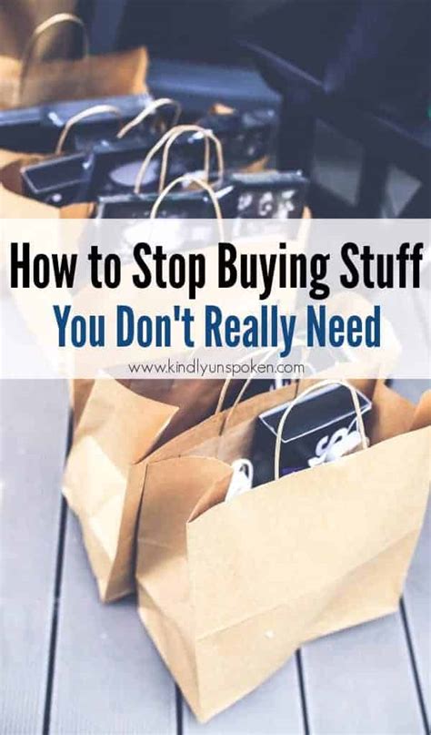 How To Stop Buying Luxury Things