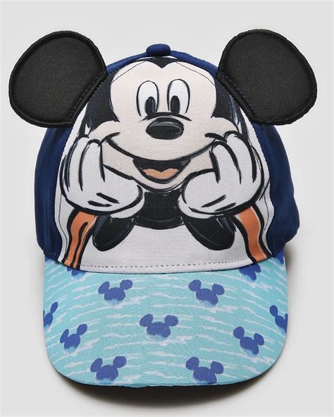 Riachuelo Boné infantil aba curva orelhas Mickey azul Disney