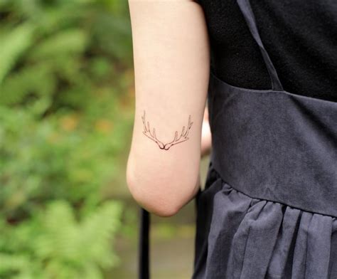 Deer Antler Tattoo