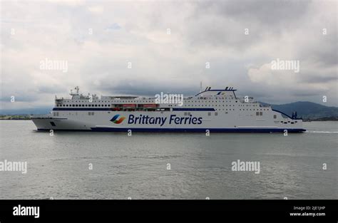 The Santander To Portsmouth Brittany Ferries Ferry Galicia Leaving The