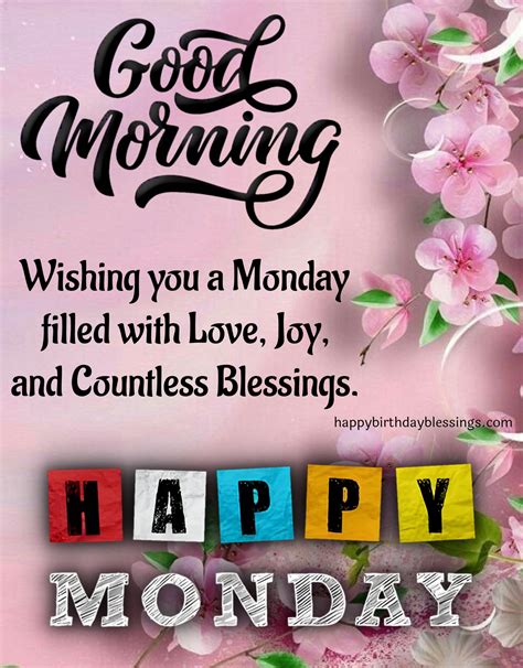 Images Of Good Morning Monday Blessings 71+ Inspirational Good Morning